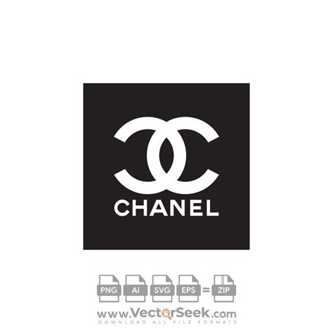 black and white Chanel logo